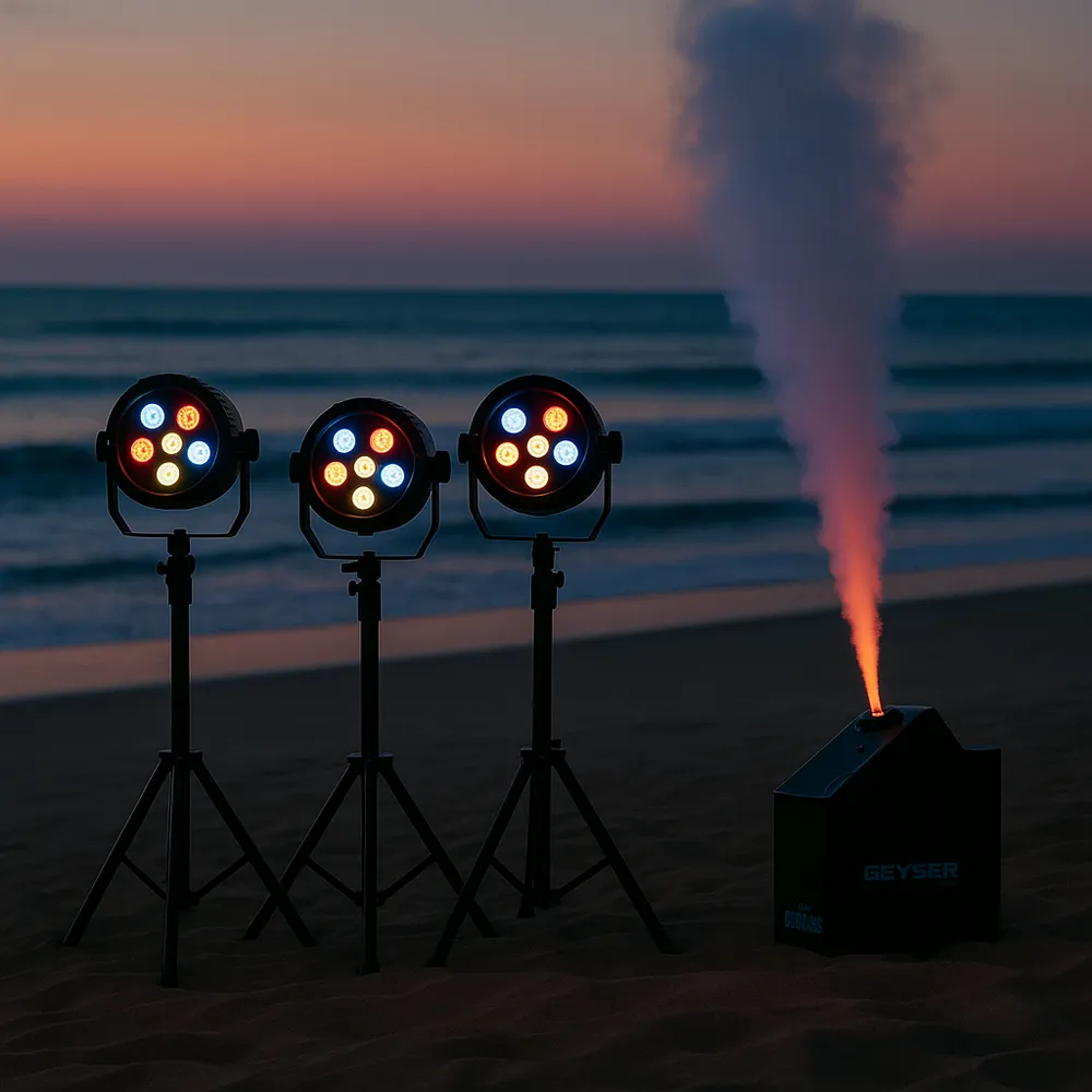 3 x Par LEDs